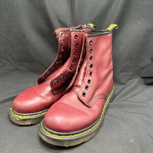 Vintage Dr. Martin Maroon Combat Boots Size 6